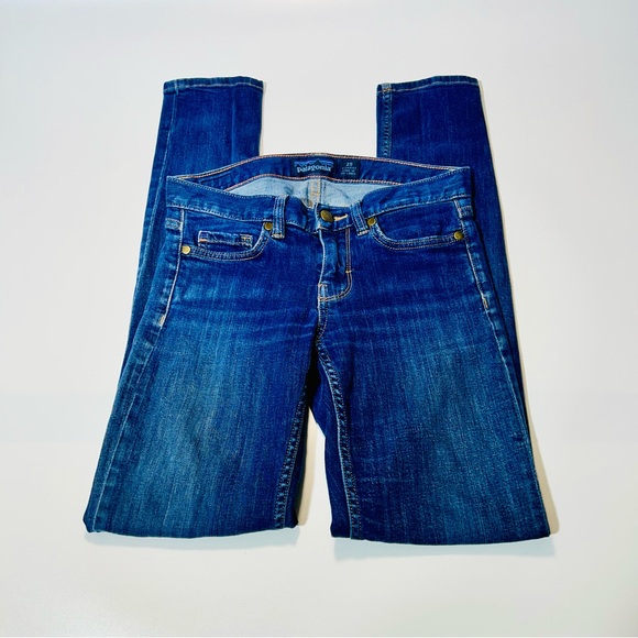 Patagonia Denim - Patagonia jeans Slim straight leg jeans skinny jeans distressed women size 25